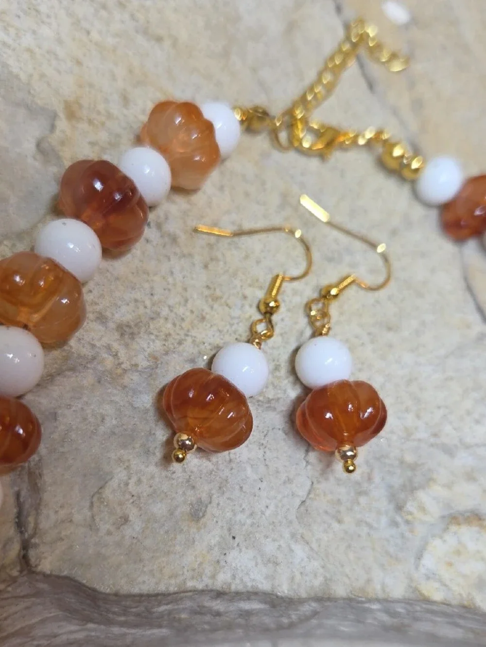 Handmade elegant orange